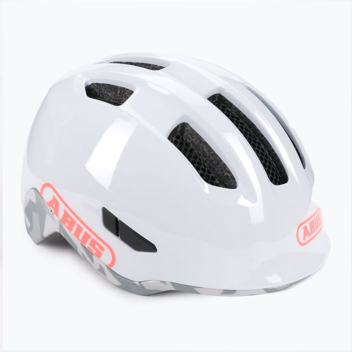 ABUS children's bicycle helmet Smiley 3.0 ACE LED white 67715