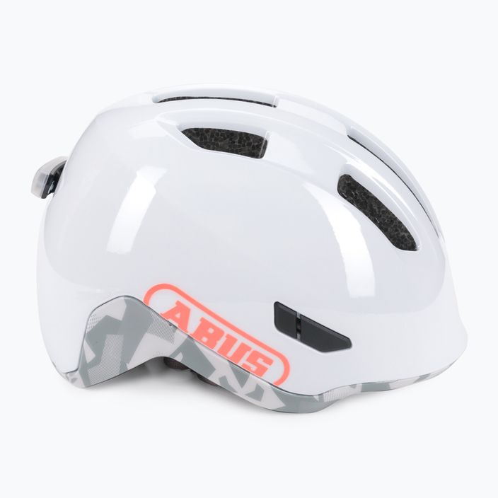 ABUS children's bicycle helmet Smiley 3.0 ACE LED white 67715 3