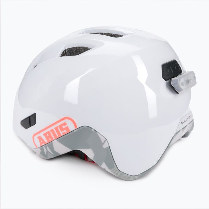 ABUS children's bicycle helmet Smiley 3.0 ACE LED white 67715 4