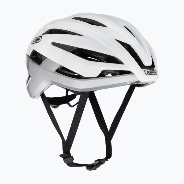 ABUS StormChaser bicycle helmet fleece white