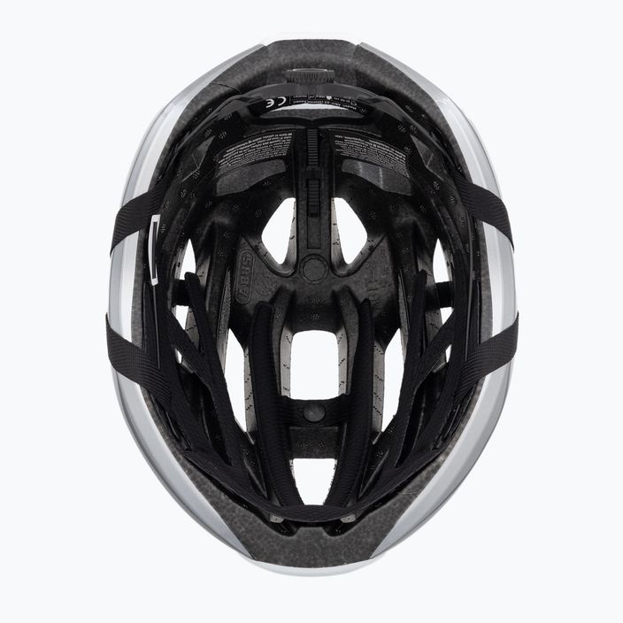 ABUS StormChaser bicycle helmet fleece white 2