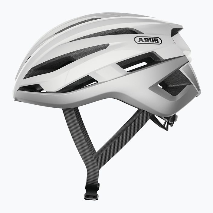 ABUS StormChaser bicycle helmet fleece white 3