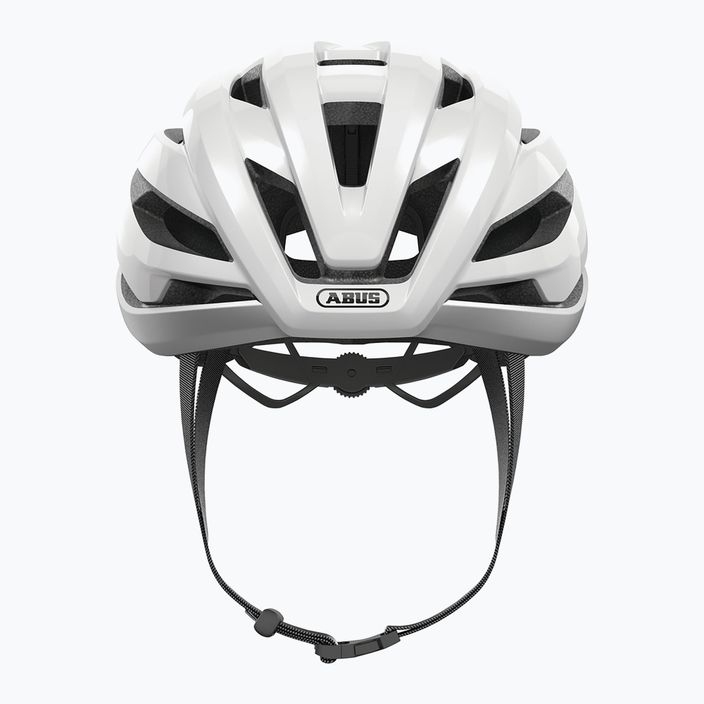 ABUS StormChaser bicycle helmet fleece white 4