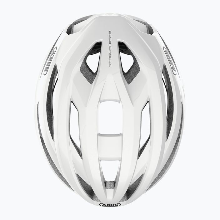 ABUS StormChaser bicycle helmet fleece white 6