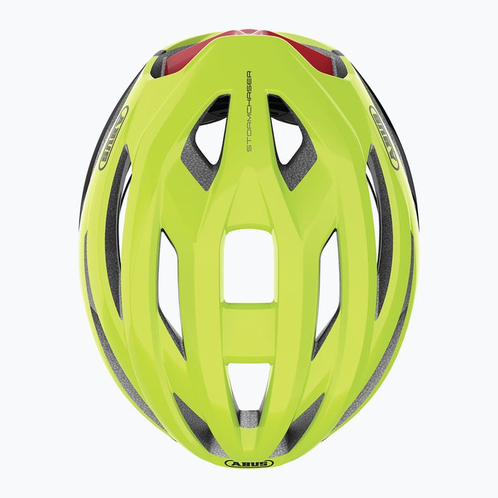 ABUS StormChaser bicycle helmet neon yellow 6