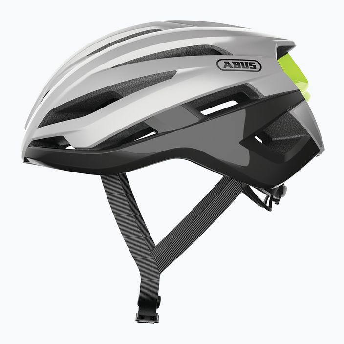 ABUS bike helmet StormChaser gleam silver 3
