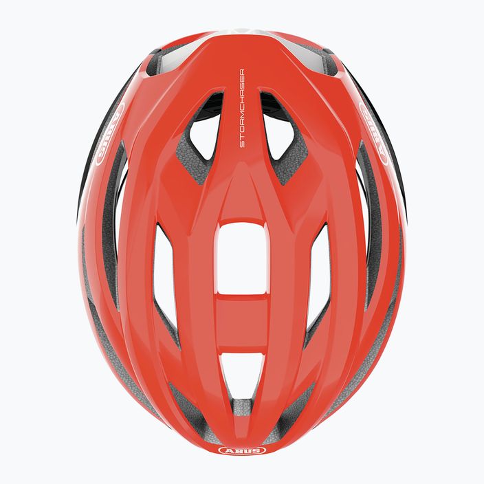 ABUS StormChaser shrimp orange bicycle helmet 6