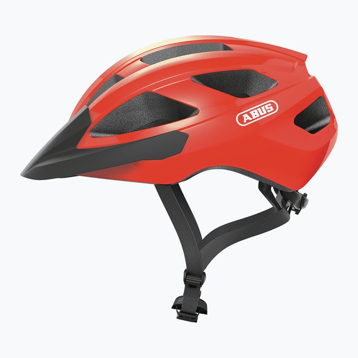 ABUS Macator shrimp orange bicycle helmet 3