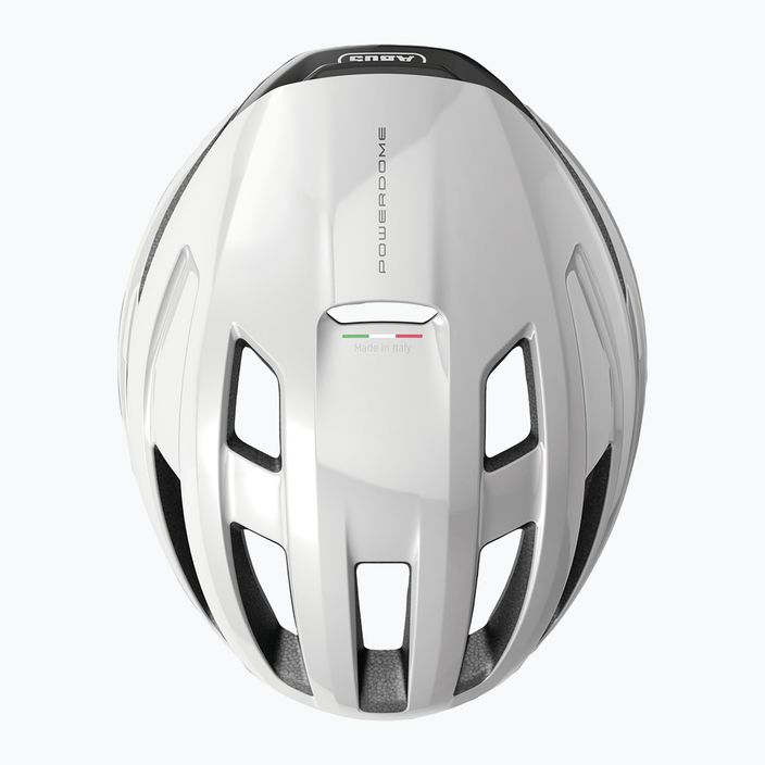 ABUS PowerDome MIPS shine white bicycle helmet 3
