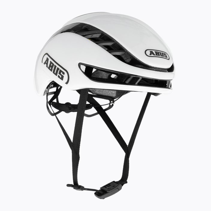 ABUS Gamechanger 2.0 MIPS bike helmet shiny white