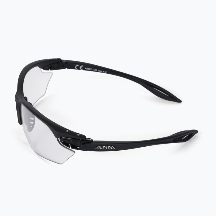 Bicycle goggles Alpina Twist Four V S black matte/black 4