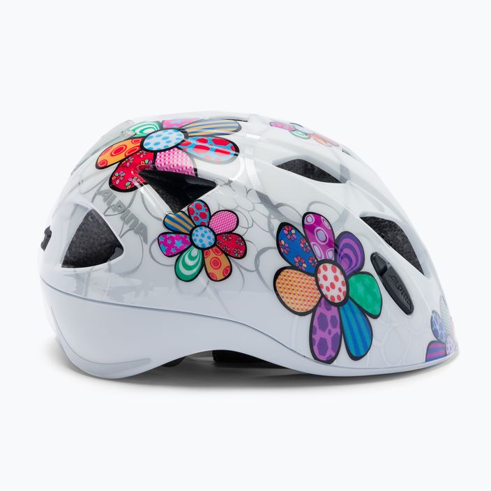 Children's bicycle helmet Alpina Ximo Flash white flower 3