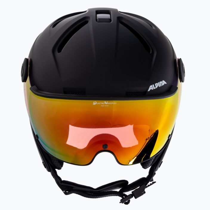 Ski helmet Alpina Attelas Visor QVM black matte 2