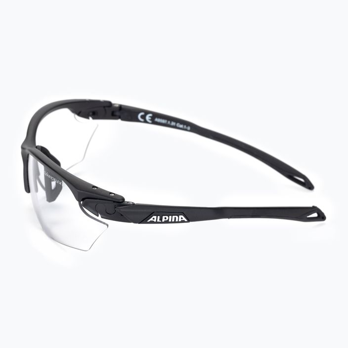 Bicycle goggles Alpina Twist Five Hr S V black matte/black 4