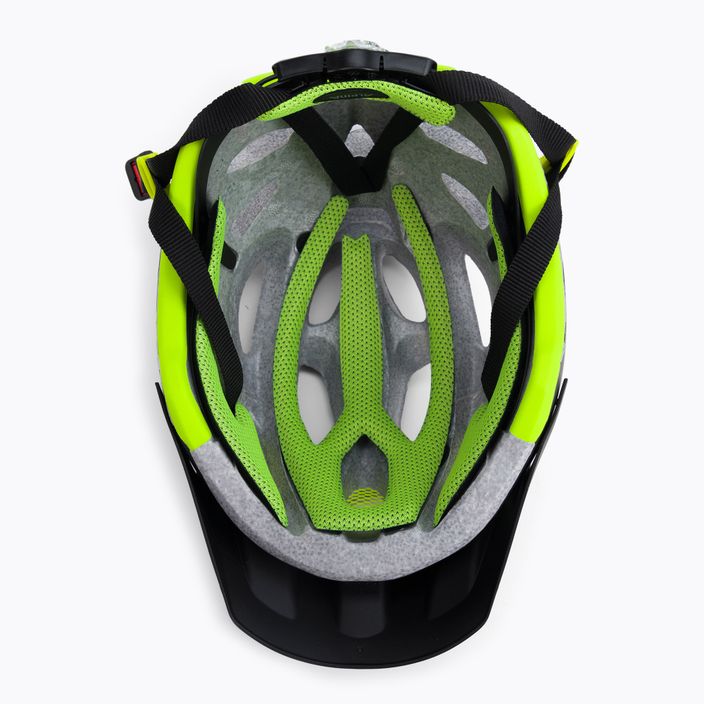 Children's bicycle helmet Alpina Carapax black neon/yellow 5