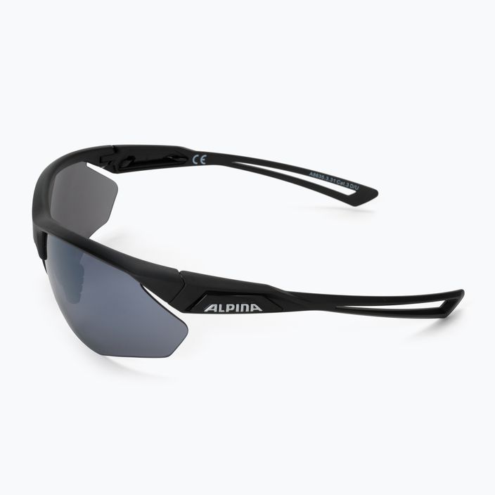 Bicycle goggles Alpina Defey HR black matte/black mirror 4
