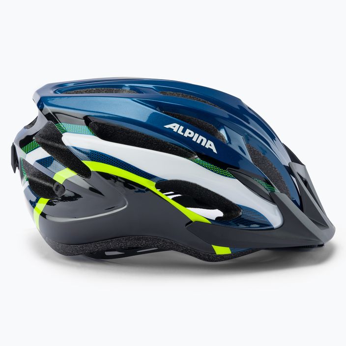 Bicycle helmet Alpina MTB 17 dark blue/neon 3