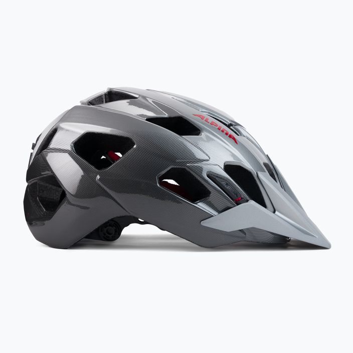 Bicycle helmet Alpina Anzana darksilver/black/red gloss 4