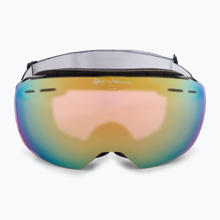 Ski goggles Alpina Granby QV black matt/gold sph 3
