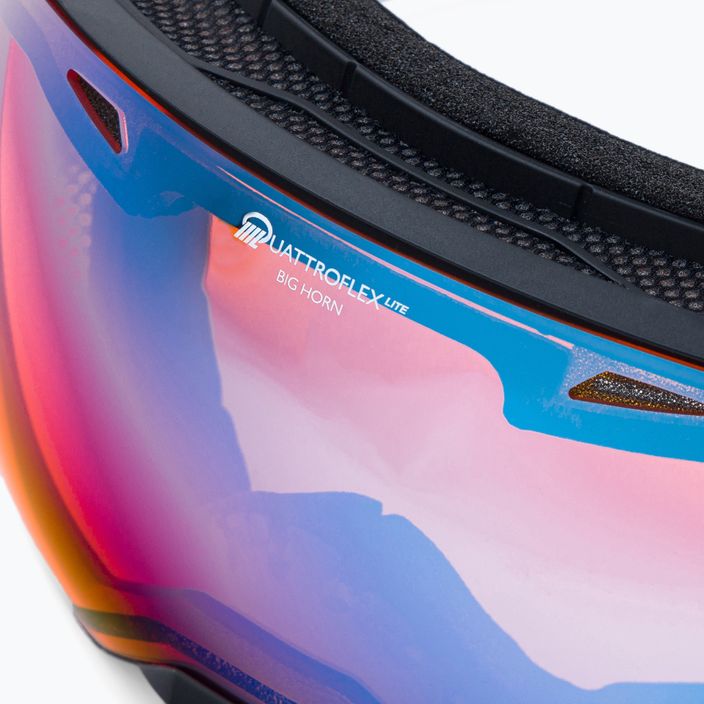 Ski goggles Alpina Big Horn QV-Lite black matt/blue sph 6