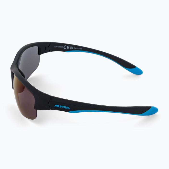 Children's sunglasses Alpina Junior Flexxy Youth HR black blue matt/blue mirror 4