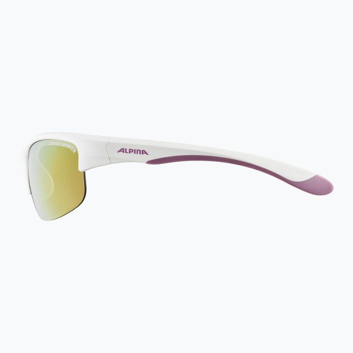 Children's sunglasses Alpina Junior Flexxy Youth HR white purple matt/pink mirror 5