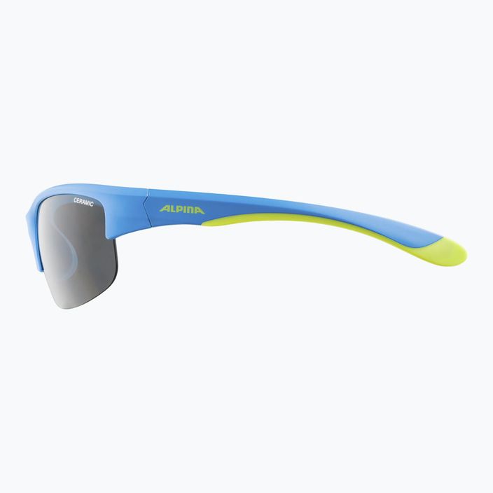 Children's sunglasses Alpina Junior Flexxy Youth HR blue lime matt/black 5