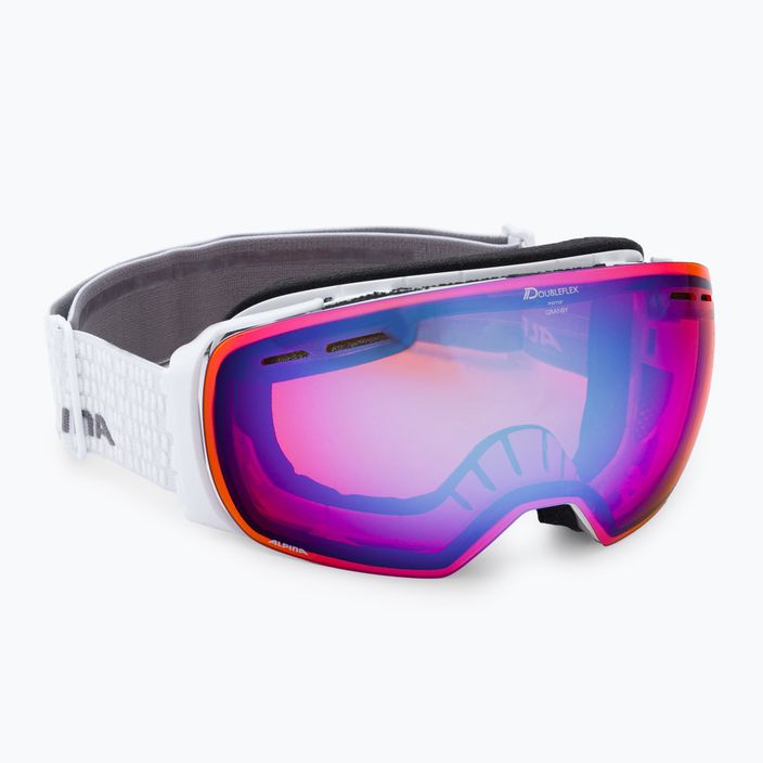 Ski goggles Alpina Granby Q-Lite white gloss/blue sph