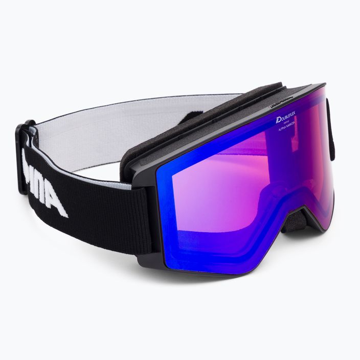 Ski goggles Alpina Narkoja Q-Lite black/blue