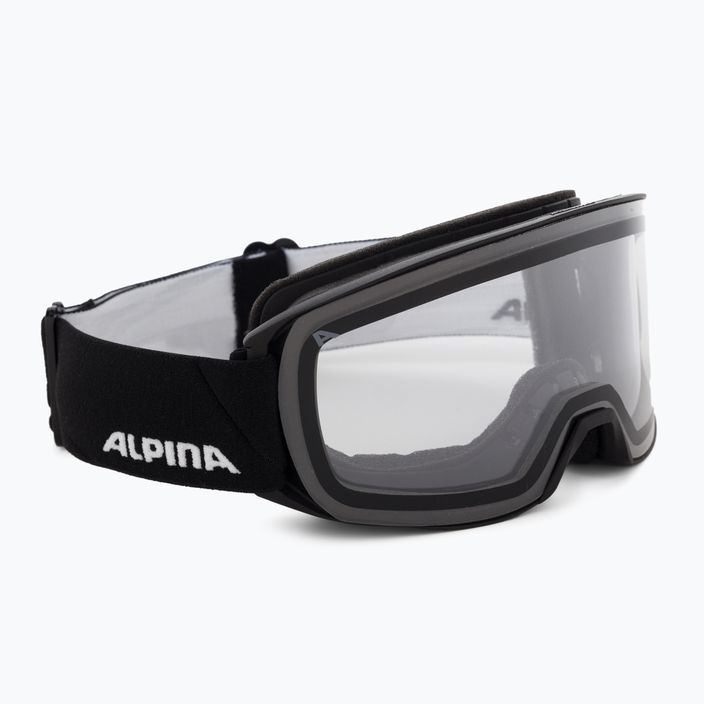 Ski goggles Alpina Nakiska black matt/clear