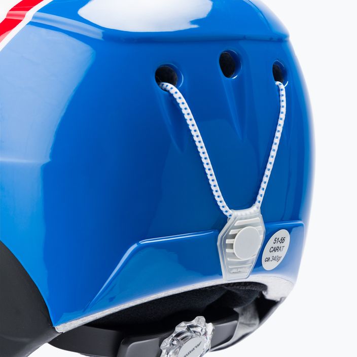 Children's ski helmets Alpina Carat white/red/blue 7