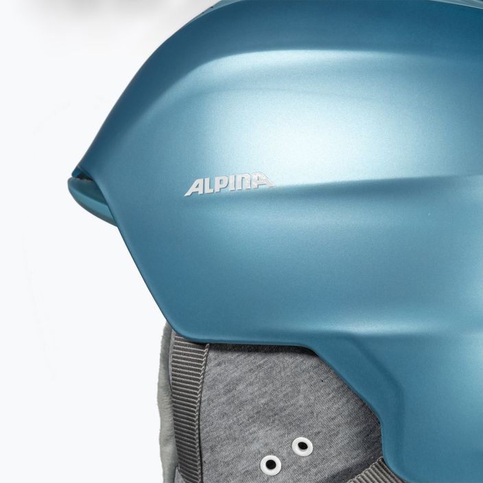 Ski helmet Alpina Grand skyblue/white matt 10