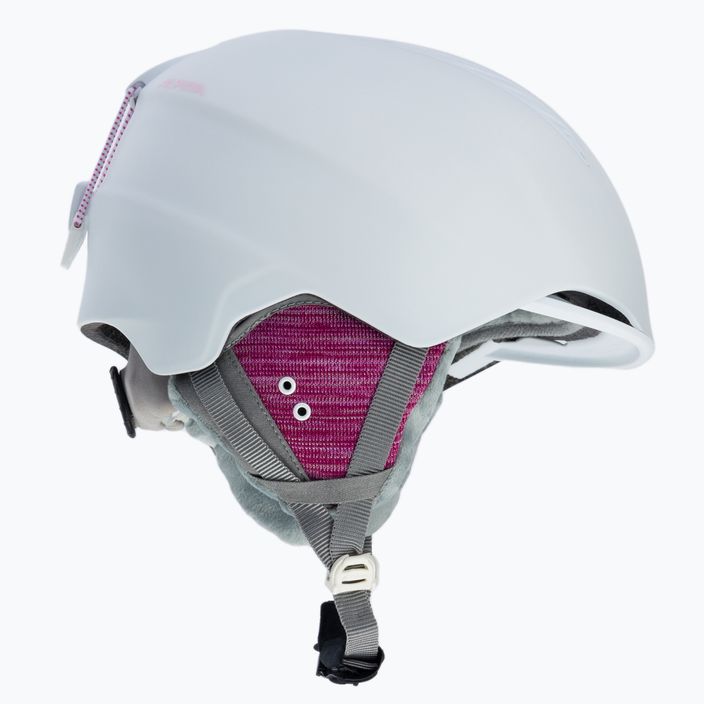 Ski helmet Alpina Grand white rose matt 4