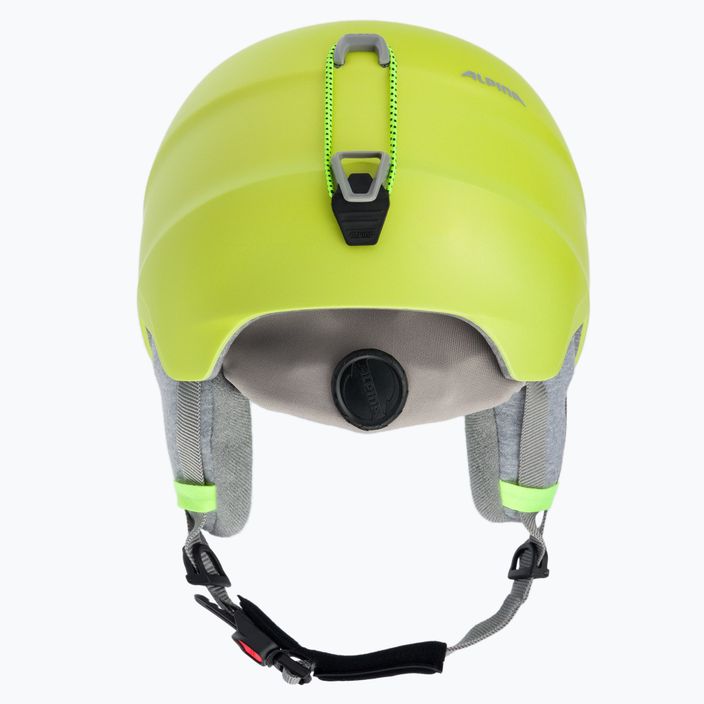 Children's ski helmets Alpina Grand Jr neon yellow 3