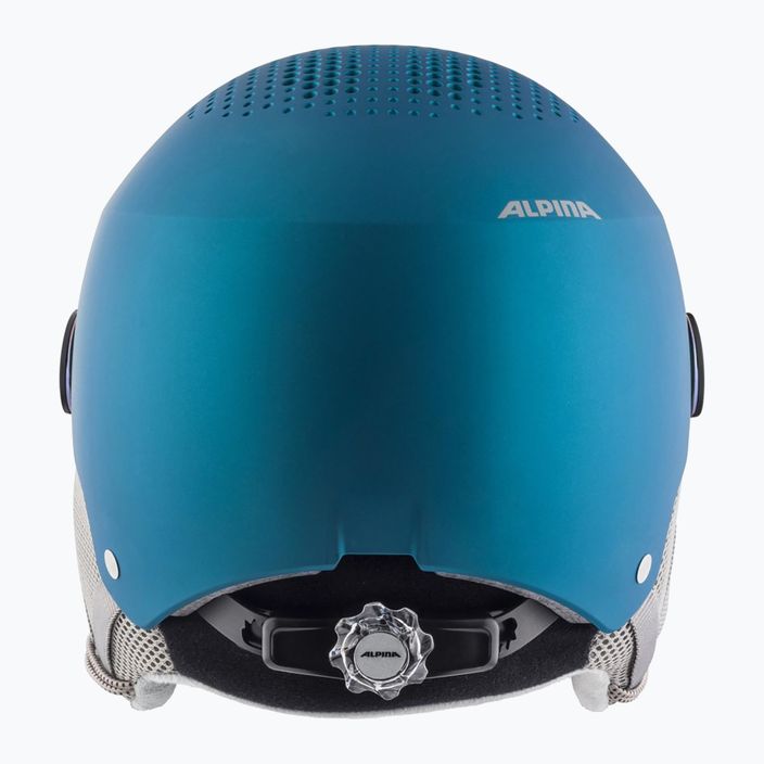 Children's ski helmets Alpina Zupo Visor Q-Lite turquoise matt 12