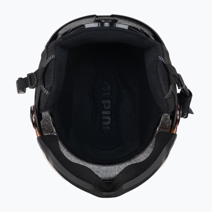 Ski helmet Alpina Arber Visor Q Lite black matte 5