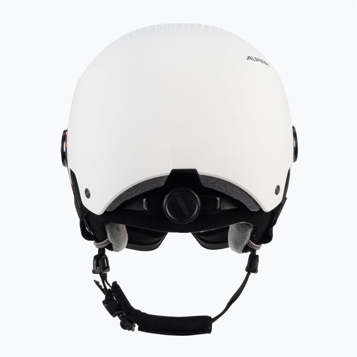 Ski helmet Alpina Arber Visor Q Lite white matt 3