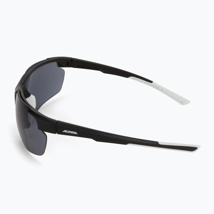 Bicycle goggles Alpina Defey HR black matt/white/black 4