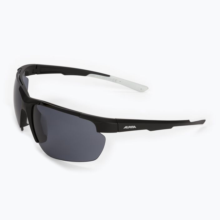 Bicycle goggles Alpina Defey HR black matt/white/black 5