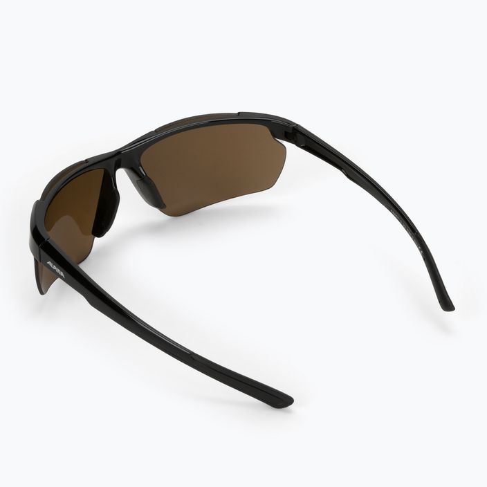 Bicycle goggles Alpina Defey HR black matte / white / black 2