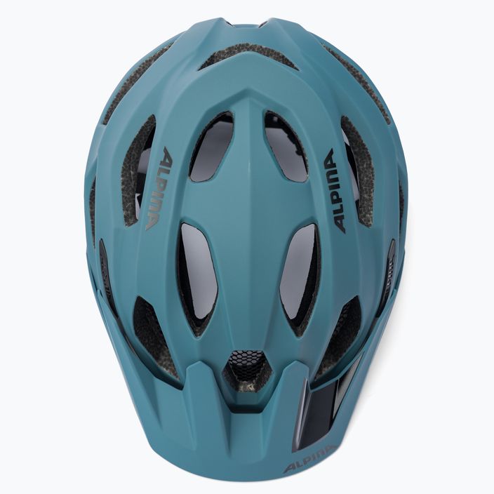 Bicycle helmet Alpina Carapax 2.0 dirt blue matt 6