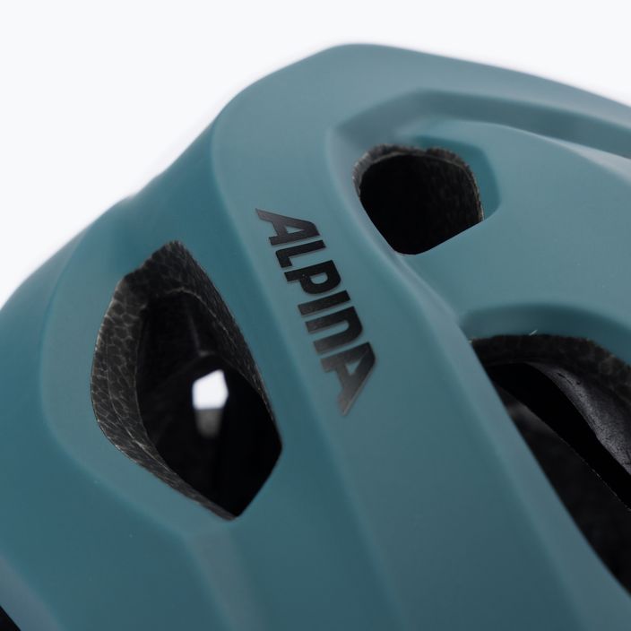 Bicycle helmet Alpina Carapax 2.0 dirt blue matt 7