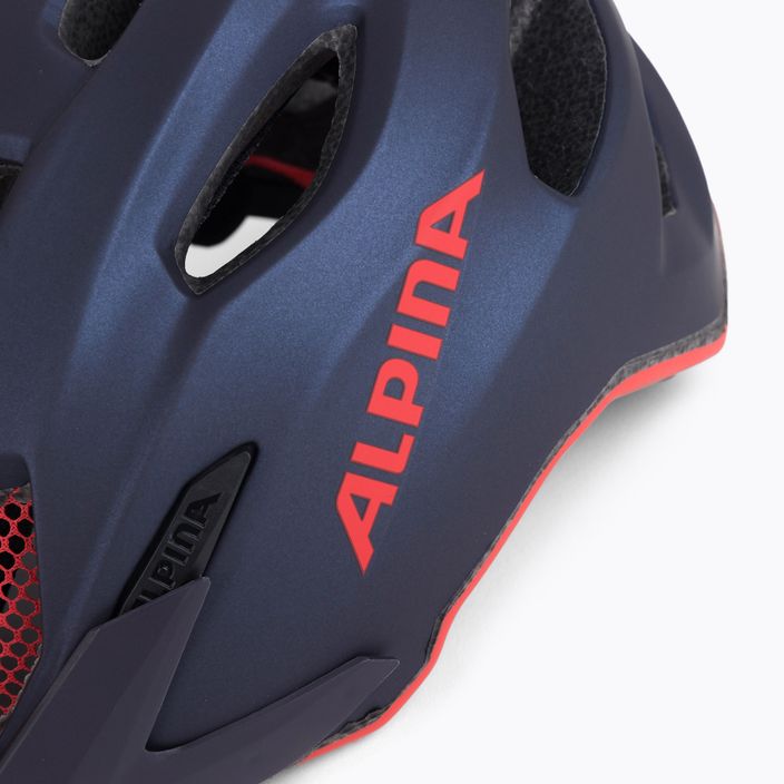 Children's bicycle helmet Alpina Carapax indigo matte 7