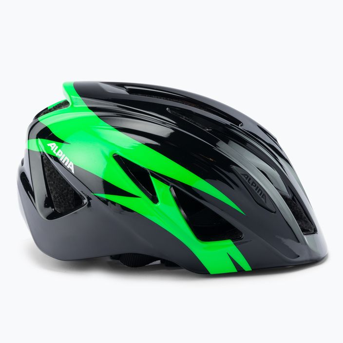 Children's bicycle helmet Alpina Pico black/green gloss 3