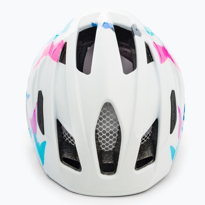 Children's bicycle helmet Alpina Pico pearlwhite butterflies gloss 2