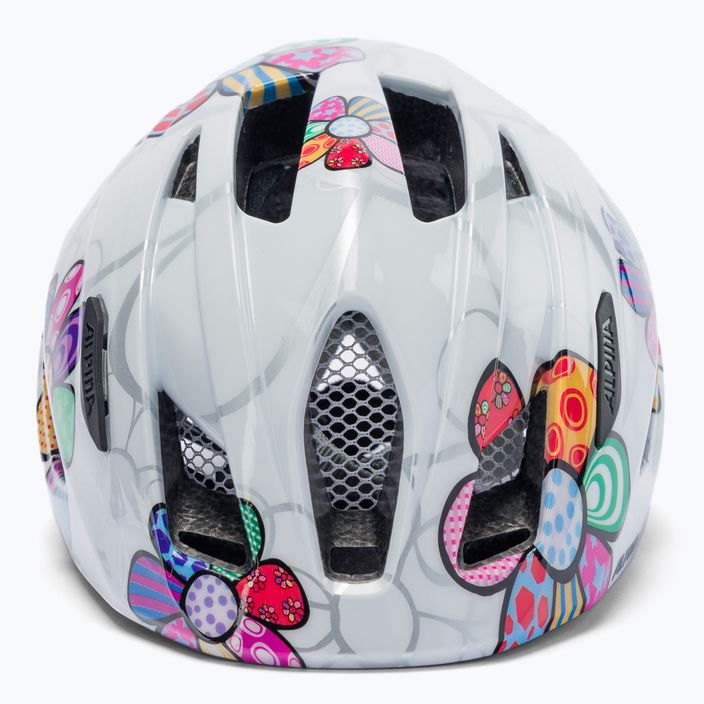 Children's bicycle helmet Alpina Pico pearlwhite/flower gloss 2