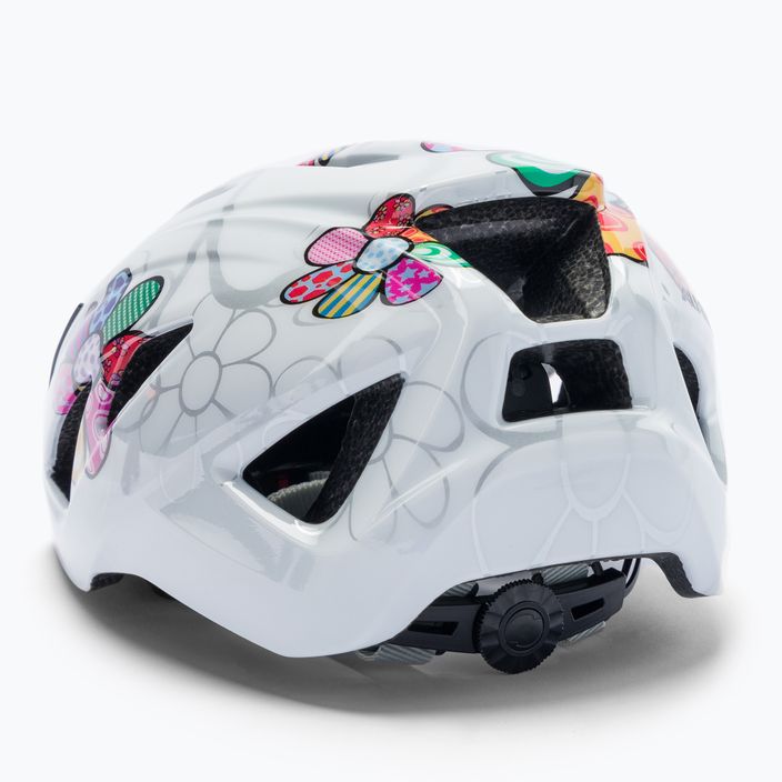 Children's bicycle helmet Alpina Pico pearlwhite/flower gloss 4