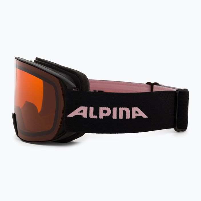 Ski goggles Alpina Nakiska black/rose matt/orange 4