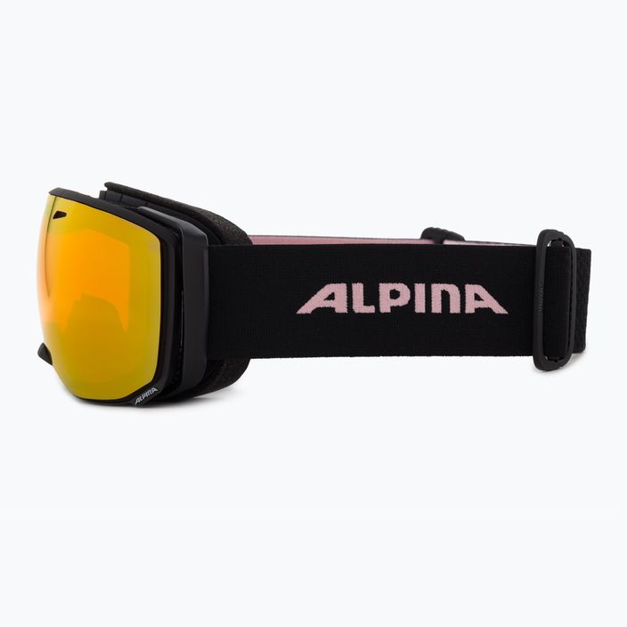 Ski goggles Alpina Estetica Q-Lite black/rose matt/rainbow sph 4