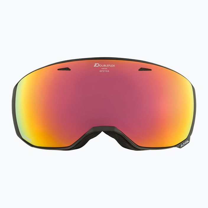 Ski goggles Alpina Estetica Q-Lite black/rose matt/rainbow sph 7